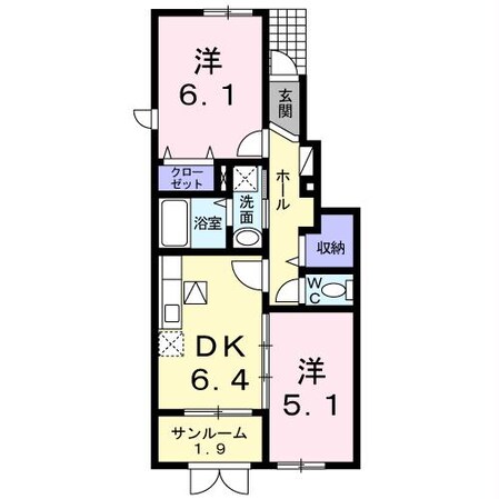 メルヴェーユの物件間取画像